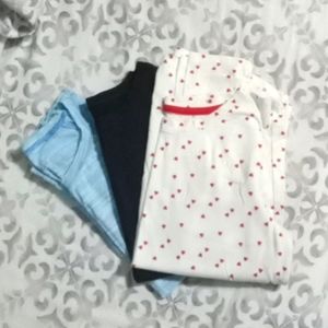 3Pcs long sleeve shirt